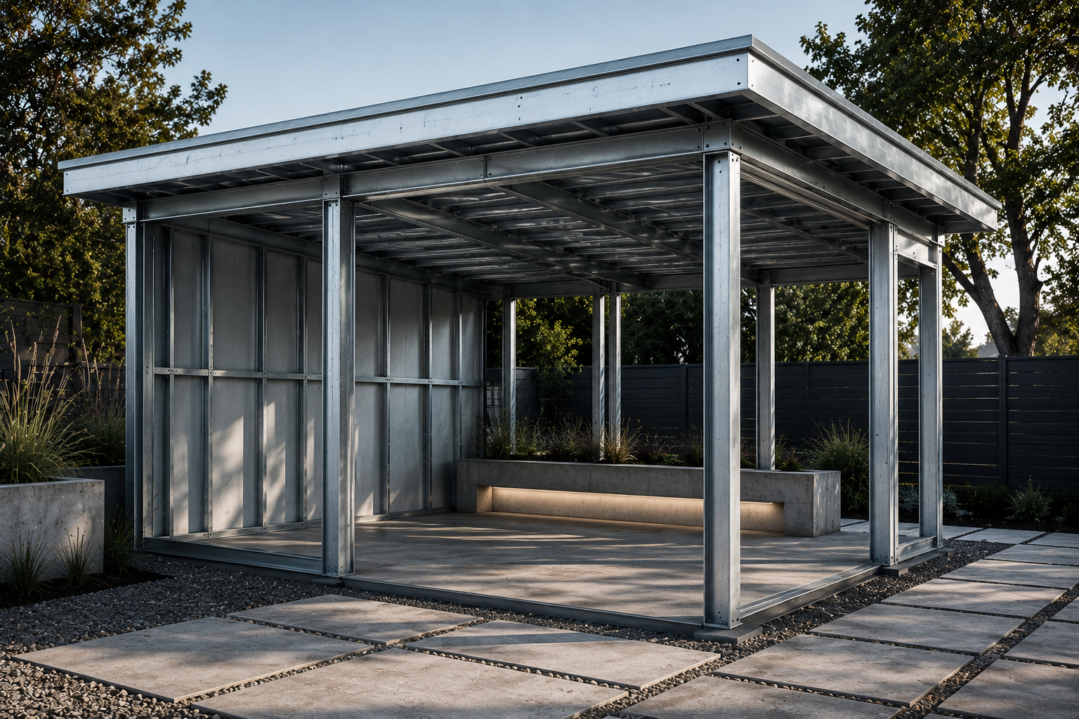 Steel Canopy Frames